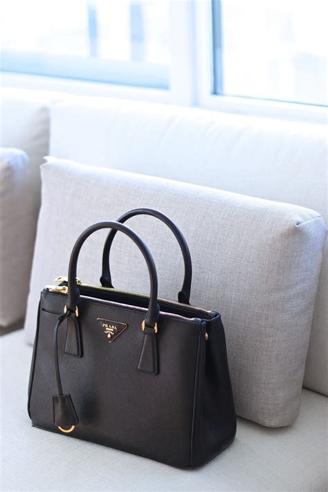 prada saffiano double zip review|prada bag double zip.